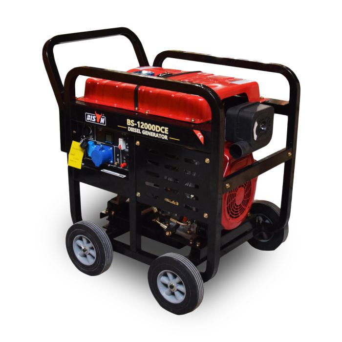 Дизельний генератор BISON BS12000DCE максимальна потужність 10 кВт