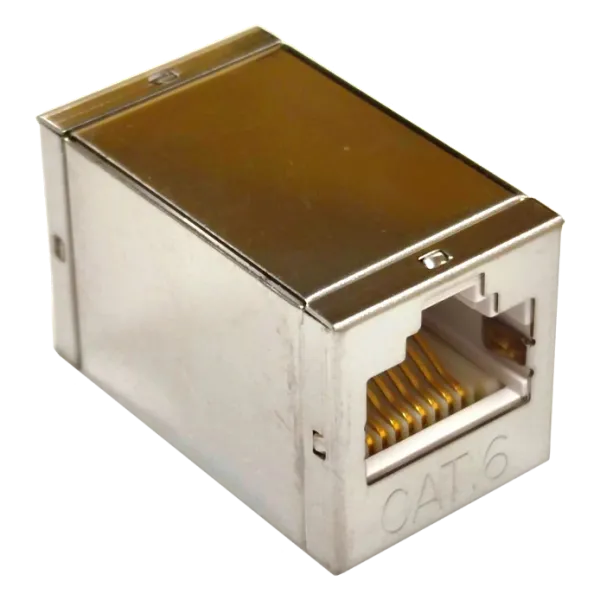 RJ-45 З'єднувач витої пари екранований кат. 6 під конектори