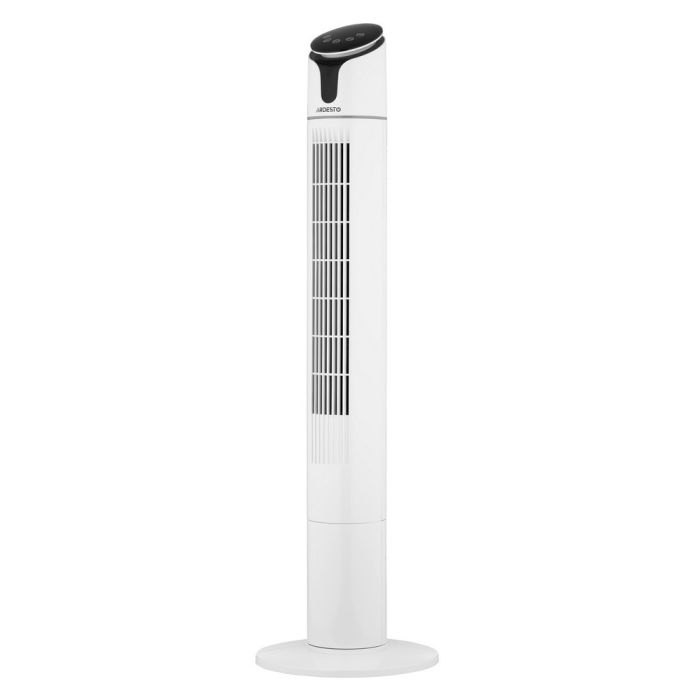 Вентилятор підлоговий Ardesto FNT-R44X1WY22 колонного типу, висота 110 см, 50 Вт, дисплей, таймер, пульт ДК, білий