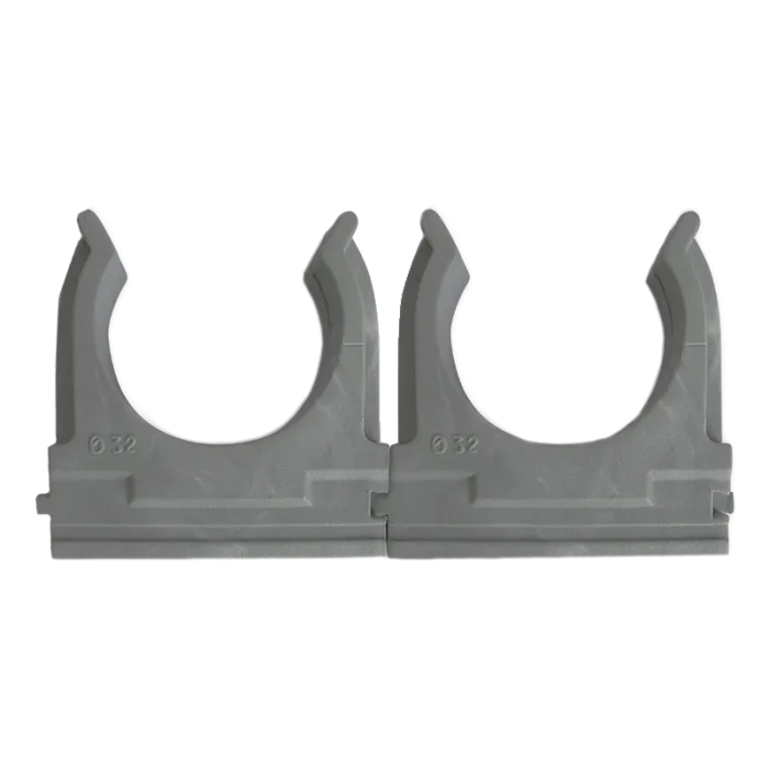 Крепление Ziplex для гофри d 32 сіре (25 шт)