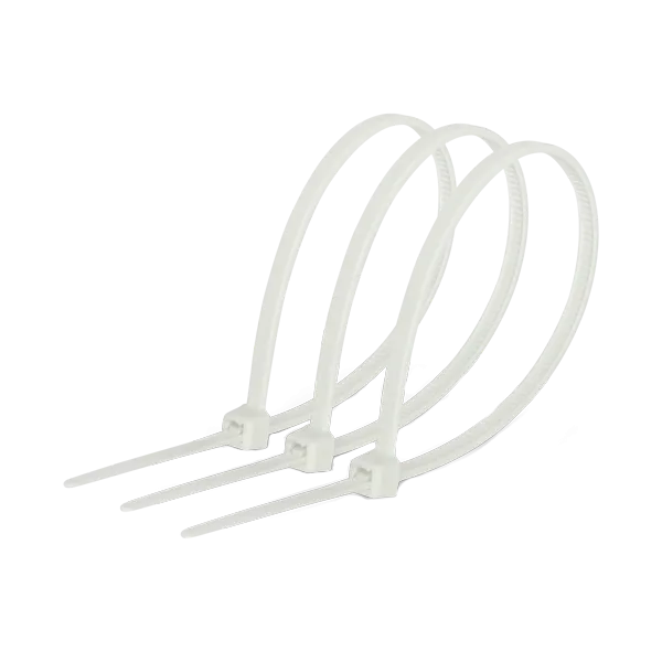 Стяжка Ziplex кабельна 3х100 біла(100шт)