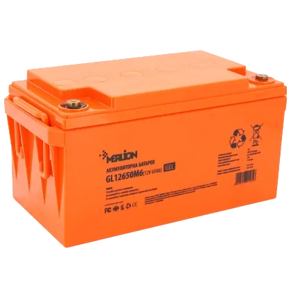 MERLION GL12650M6 65А•год 12В Свинцево-кислотна акумуляторна батарея