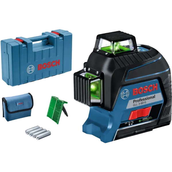 Bosch GLL 3-80 G (0601063Y00) Нівелір лазерний + кейс