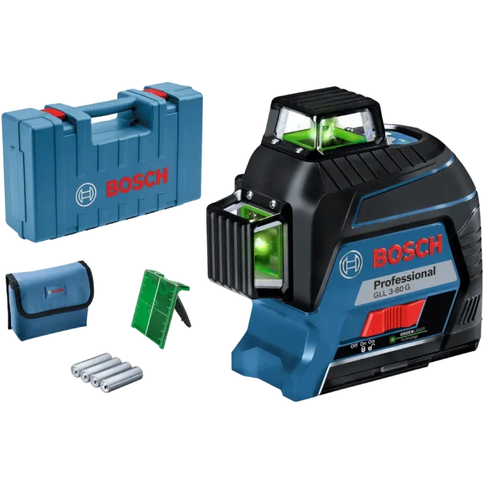 Bosch GLL 3-80 G (0601063Y00) Нівелір лазерний + кейс