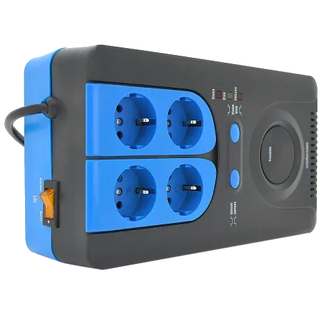 Green Wave Winchester 500VA (350Вт) Стабілізатор напруги релейний 4xShuko, DC140-260V, AC220±8%, BOX