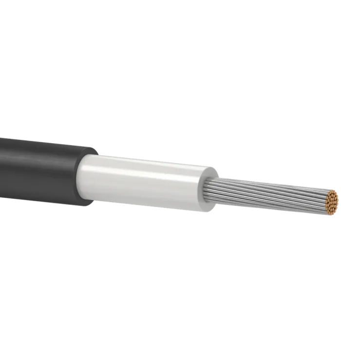 Одескабель H1Z2Z2-K 1*6 black (Бухта 100 м) Кабель для сонячних панелей