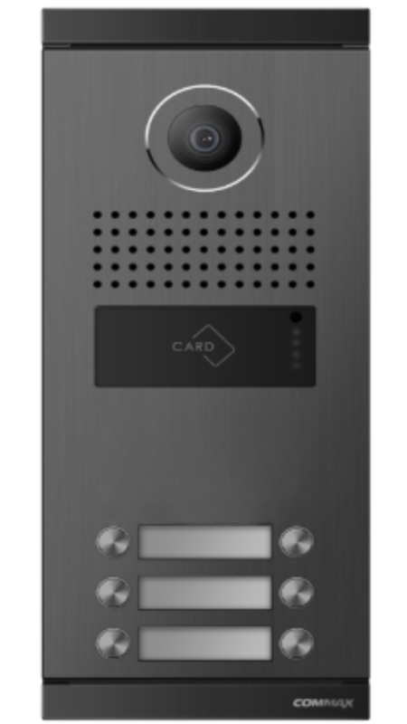 Відеопанель 6-абонентська з Mifare-зчитувачем Commax DRC-6ML/RF1