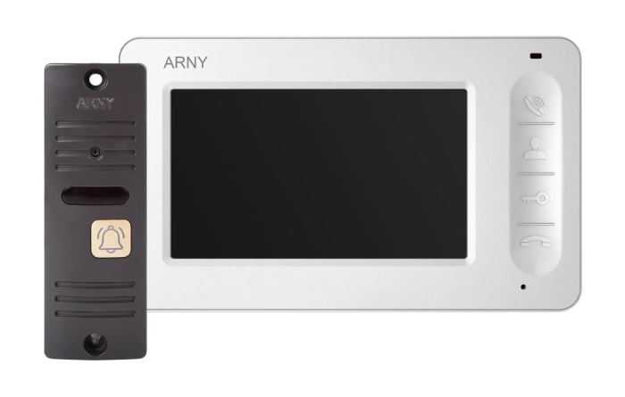 Комплект домофонний ARNY AVD-4005 (AVD-405 + AVP-05 (v.2)), White + Brown