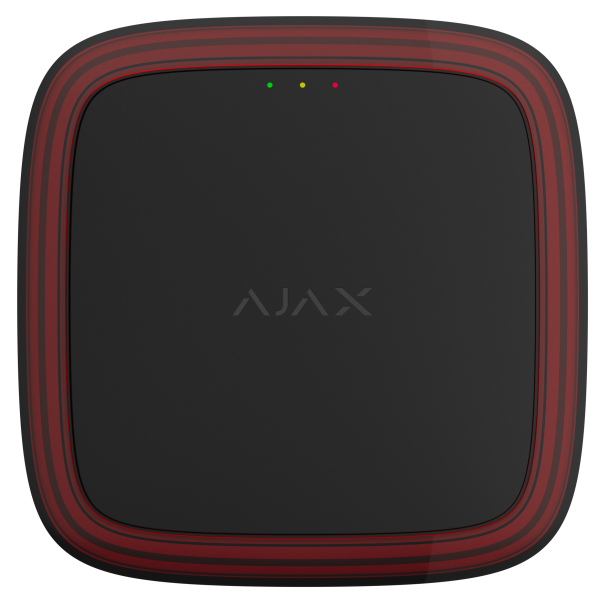 Бездротовий адресний пожежний оповіщувач світловий Ajax EN54 FireProtect (VAD) "ВИХІД" Black (161311,277,BL1)