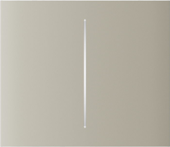 Центральна кнопка для двоклавішного вимикача Ajax CenterButton (2-gang) vertical Ivory