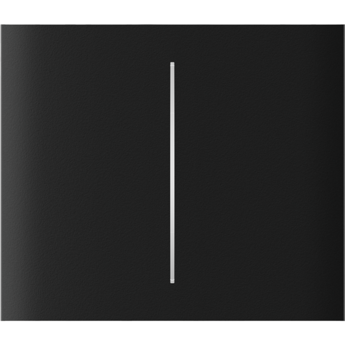 Центральна кнопка для двоклавішного вимикача Ajax CenterButton (2-gang) vertical Black