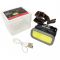 Фонарь налобный YEMAO YM-309-COB(White+Red), Li-Ion аккумулятор, ЗУ Type-C, Box