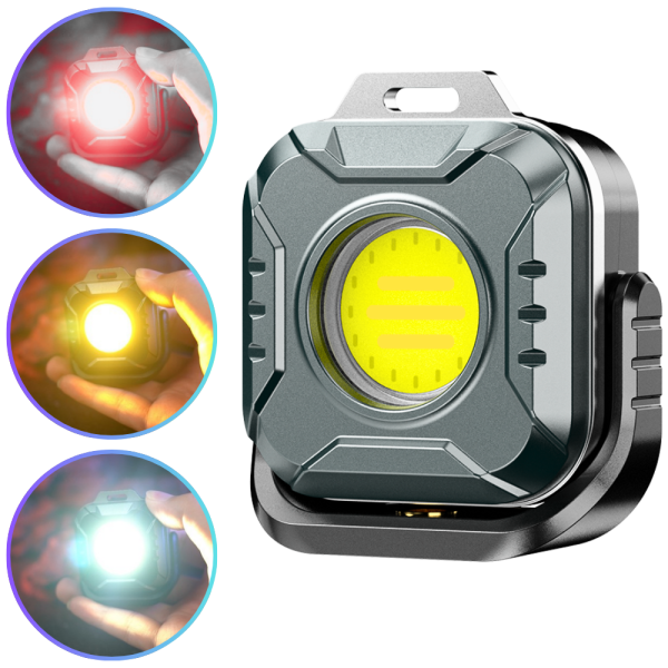 Ліхтар кемпінг KXK-986-COB(White+Yellow+Red), Li-Ion акумулятор, ЗУ Type-C, магніт