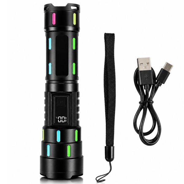 Ліхтар NIGHT VISION FLUORESCENCE 626-TG, 1х18650, ЗУ Type-C, zoom, Box
