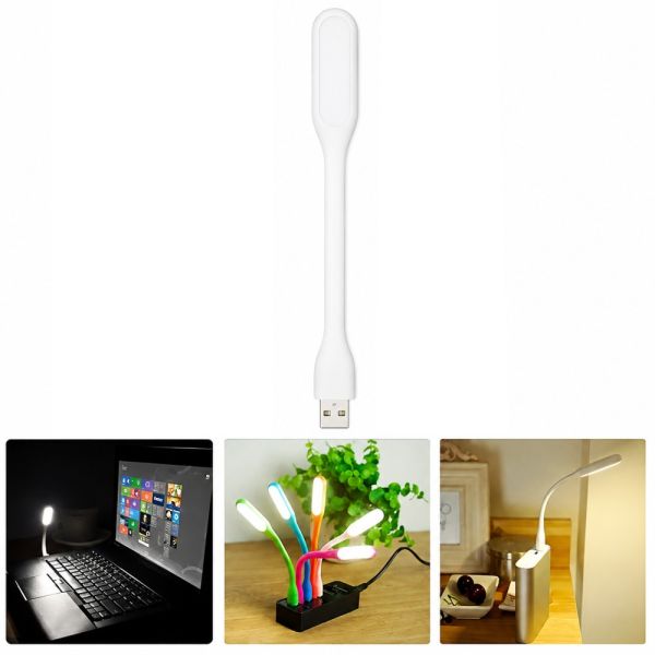 Портативна гнучка лампа TN-X100-COB WHITE з живленням від USB