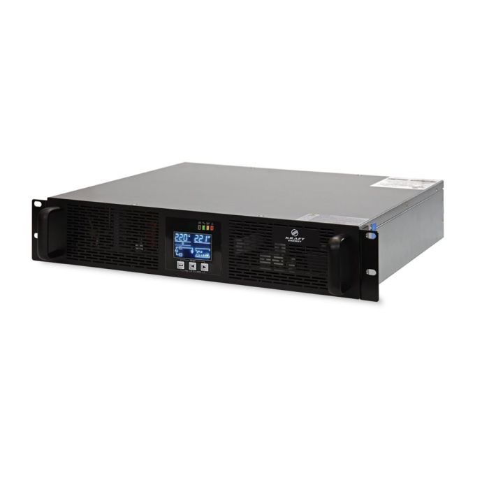 Джерело безперебійного живлення Kraft KRF-RM/3000VA/3KW/Ex Pro Online UPS під зовнішній акумулятор