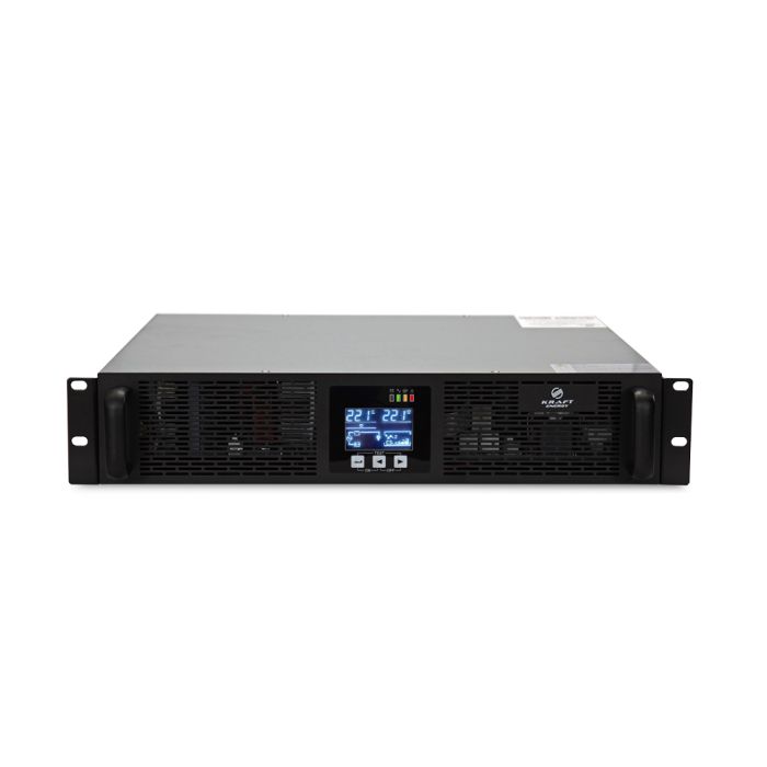Джерело безперебійного живлення Kraft KRF-RM/6000VA/6KW/Ex Pro Online UPS під зовнішній акумулятор