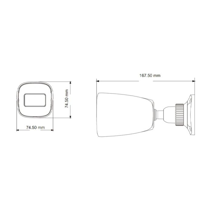 IP-відеокамера 2Mp TVT TD-9421S3B (D/PE/AR2) Black f=2.8mm