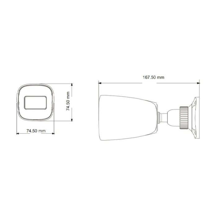 IP-відеокамера 2Mp TVT TD-9421S3BL (D/PE/AR1) f=2.8mm