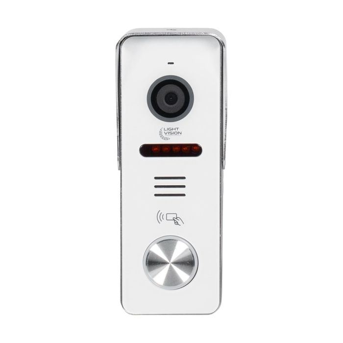 Відеопанель Light Vision RIO FHD(RF) Silver зі зчитувачем Mifare
