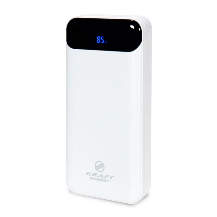 Повербанк 10000mAh Power Bank Kraft KPB-2010FC White 22.5W QC3.0