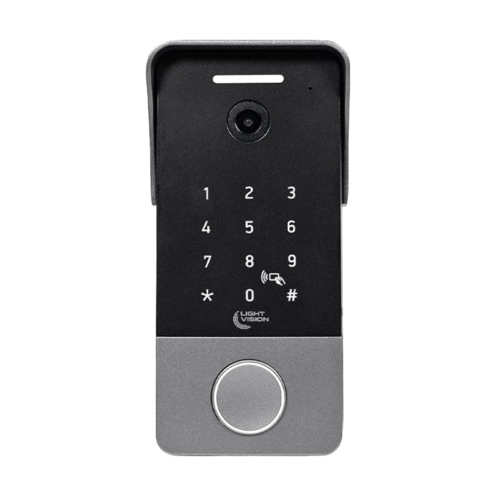 Відеопанель 2Mp Light Vision RIO FHD(KEY) Silver зі зчитувачем Mifare та клавіатурою