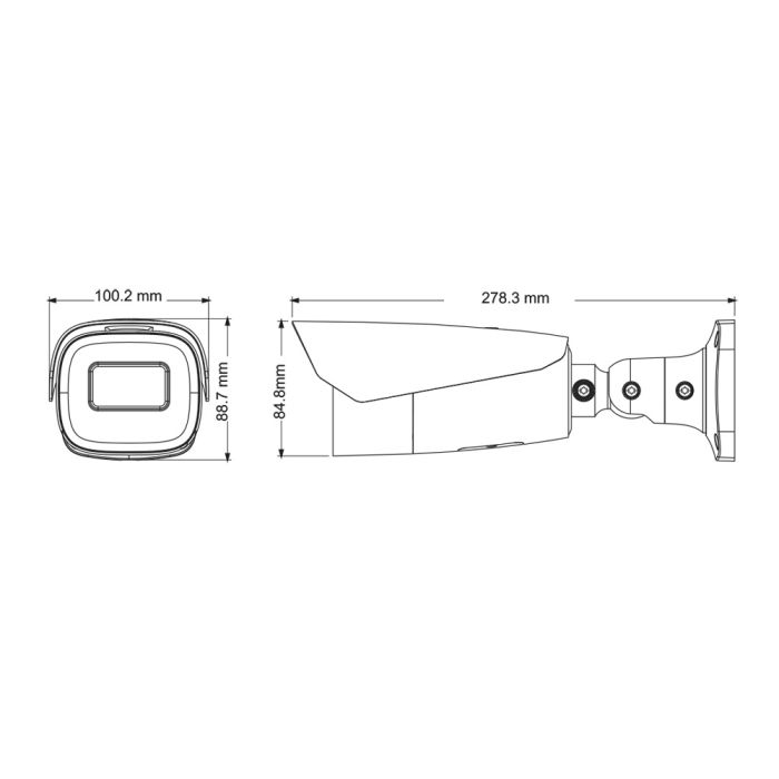 IP-відеокамера 4Mp TVT TD-9443A3BH-A-LR (D/AZ/PE/AR5) f=2.8-12mm з розпізнаванням номерів