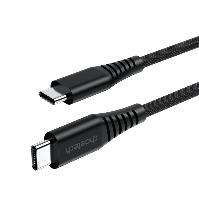 Кабель Choetech ХСС-1052 Black USB-C to USB-C Magnetic PD3.1 240W 1.2m
