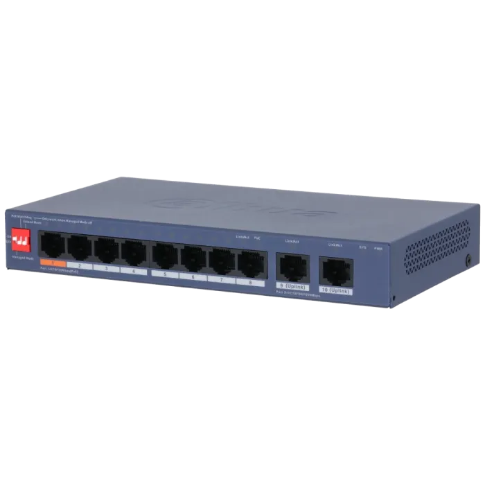 Dahua DH-CS4010-8ET2GT-60 Комутатор 8 портів керований