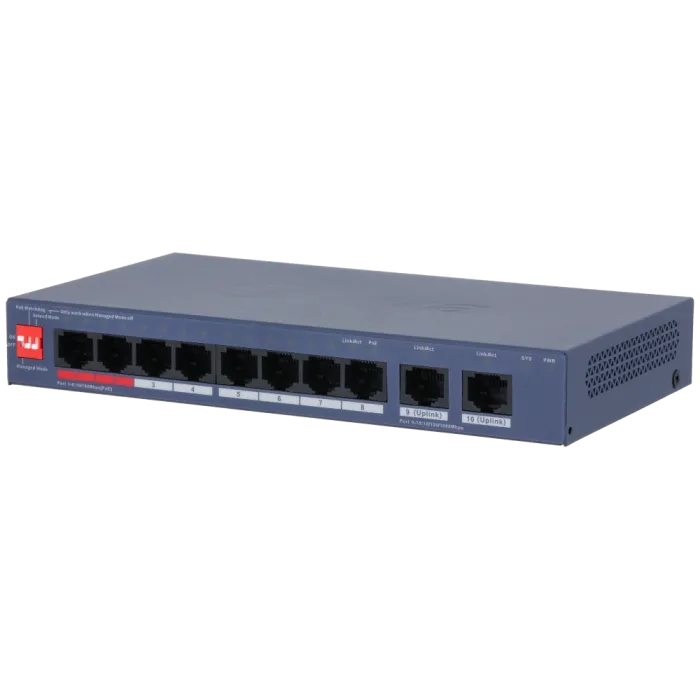 Dahua DH-CS4010-8ET2GT-110 Комутатор 8 портів керований