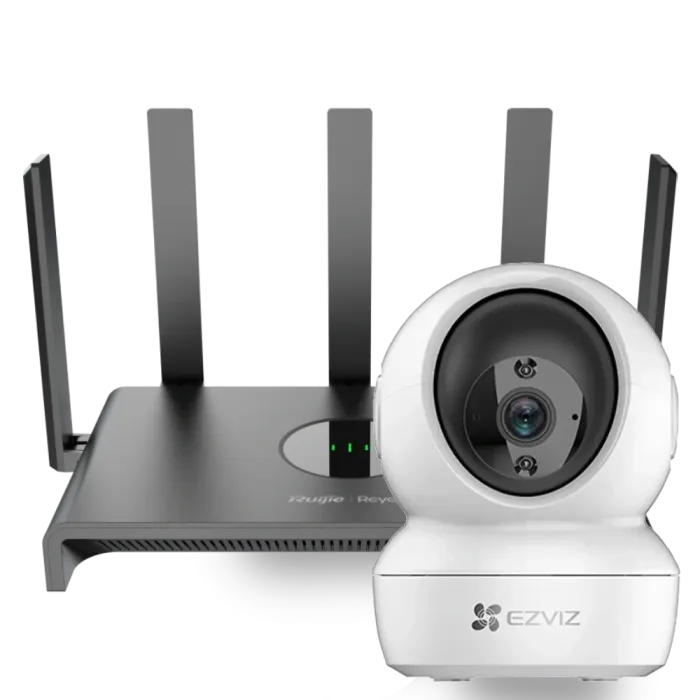 Ezviz CS-H6c (4MP,W1) + Reyee RG-EW1300G Комплект