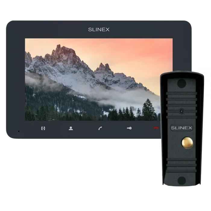 SM-07MHD графіт + панель ML-16HD чорний Комплект Slinex