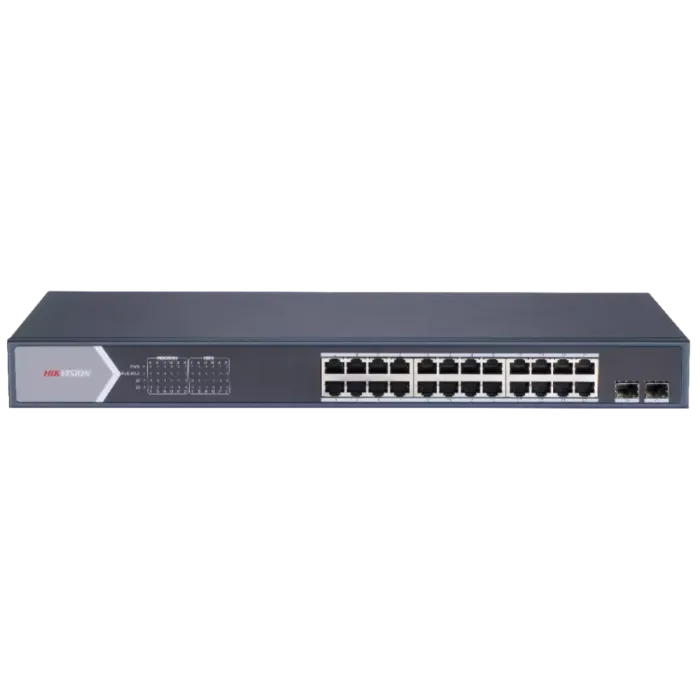 Hikvision DS-3E1526P-SI PoE Комутатор 24 порти керований