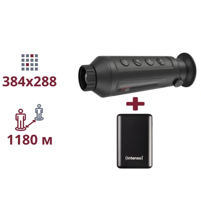 AGM Taipan TM25-384 + INTENSO Powerbank 2 000 мА•г ТЕПЛОВІЗІЙНИЙ МОНОКУЛЯР ТА ПОВЕРБАНК