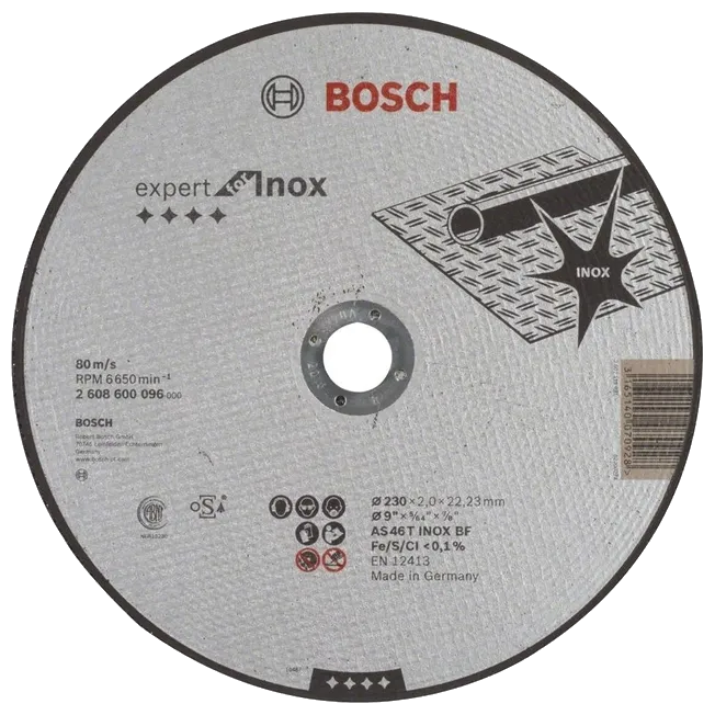 Bosch Expert 230 x 2 мм (2608600096) Відрізний круг для нержавіючої сталі