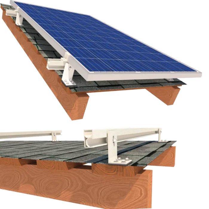 InstallKit IK-XL-B-16 кріплення 16 сонячних панелей до 1145мм бітумна черепиця Комплект