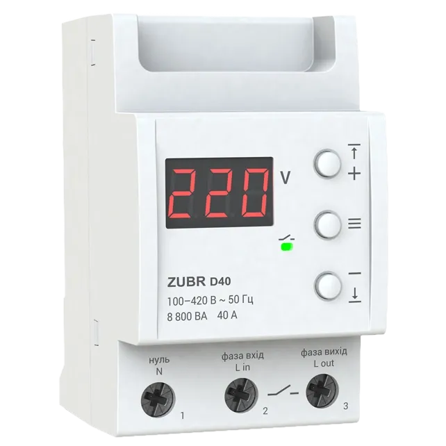 ZUBR D40 Реле напруги
