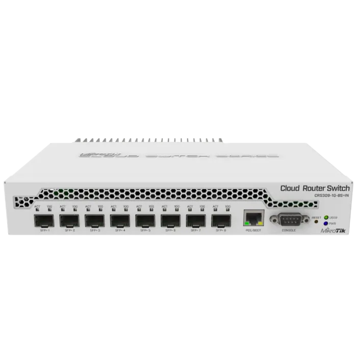 MikroTik CRS309-1G-8S+IN 10G SFP+ Комутатор 8 портів керований