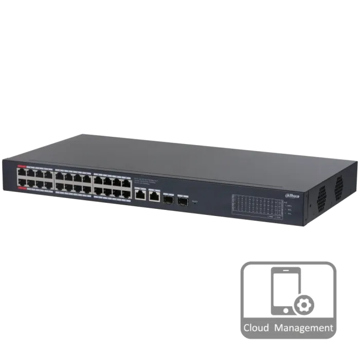 Dahua DH-CS4228-24GT-240 PoE Комутатор 24 порти керований