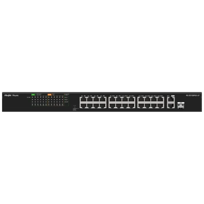 Ruijie Reyee RG-ES126FGS-LP PoE Комутатор 26 портів некерований