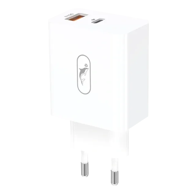 SkyDolphin SC02 (2USBx2.4A) White (MZP-000185) Мережевий зарядний пристрій