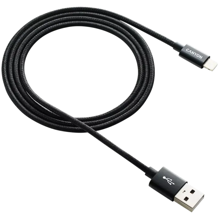 CANYON CFI-3 Кабель Lightning 8-pin - USB 1м