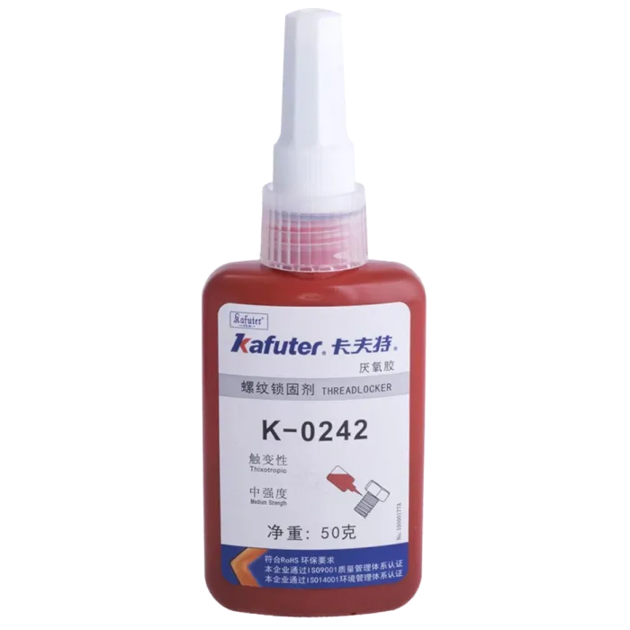 Kafuter K-0242 50ml Лак фіксатор різьби гвинтів синій