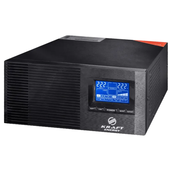 Kraft KRF-AVR1000VA/800W-12V Інвертор з ДБЖ