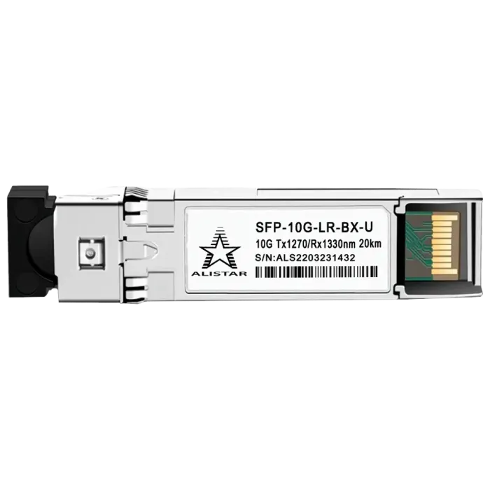 ALISTAR SFP-10G-LR-BX-U SFP+ 10G BASE-BX 1SM WDM LC 20KM TX1270/RX1330nm DOM Модуль