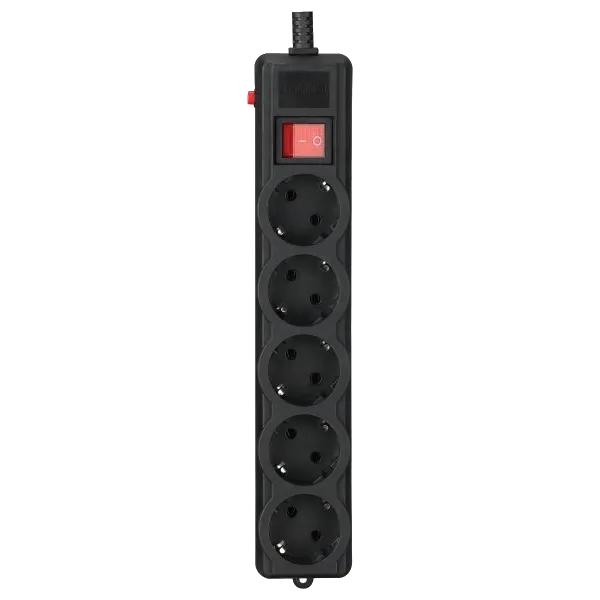 Gembird SPG5-G-6B-PRO Мережевий фільтр 1.8 м кабель 5 розеток