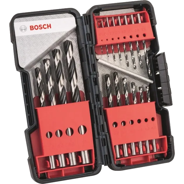 Bosch HSS PointTeQ 18 штук Набір свердел для металу