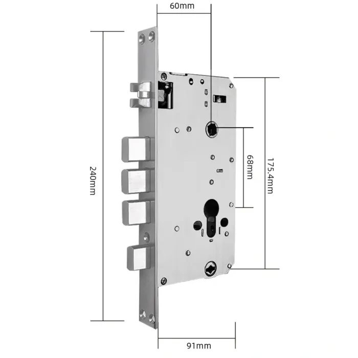 SEVEN LOCK 6068 Врізна частина