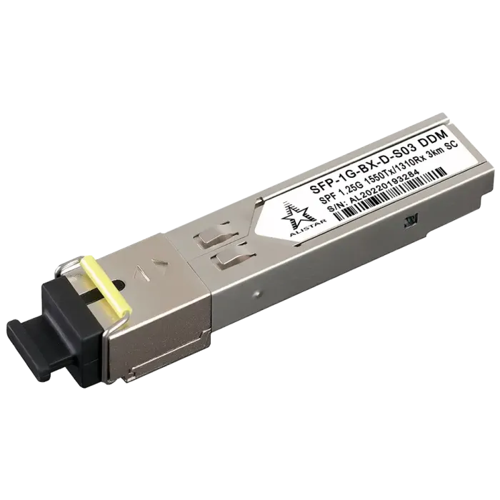 ALISTAR SFP-1G-BX-D-S03 SFP 1G 1SM WDM SC 3KM TX1550/RX1310nm DDM Модуль