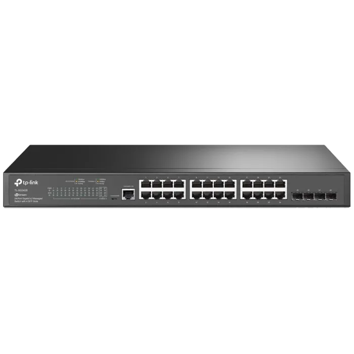 TP-Link TL-SG3428 L2 Комутатор 24 порти керований